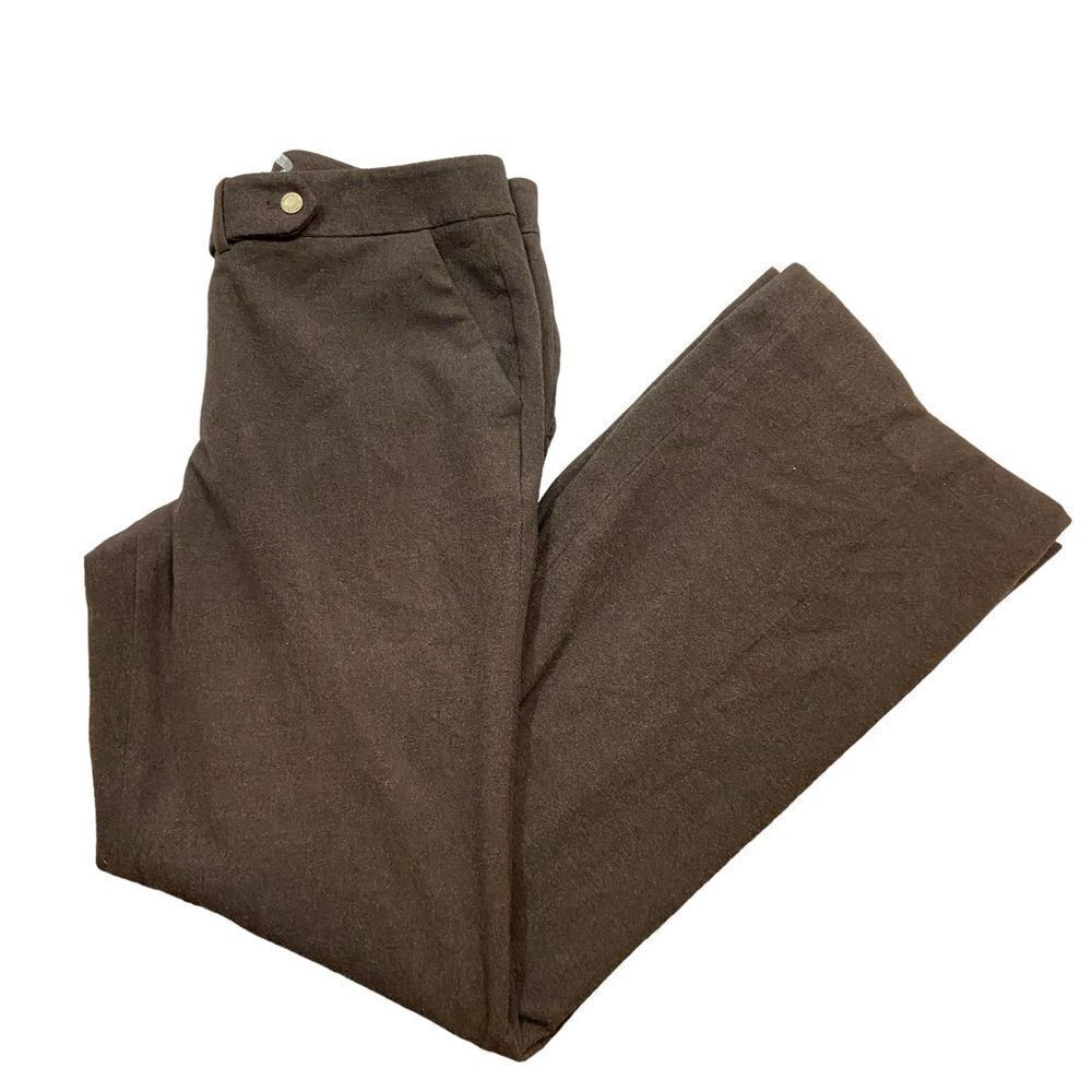 Brand new with Tags Ladies Calvin Klein Classic Fit Brown Lined Dress Pants 8